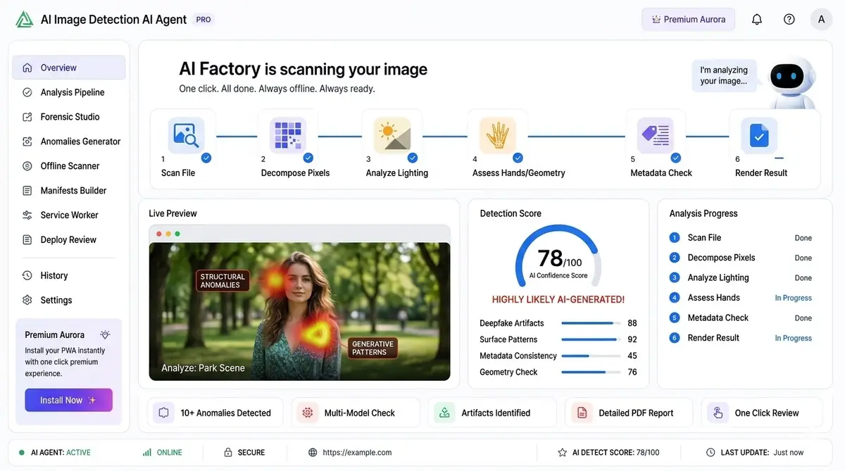 AI HR automation agent — example of the AI tool dashboard software